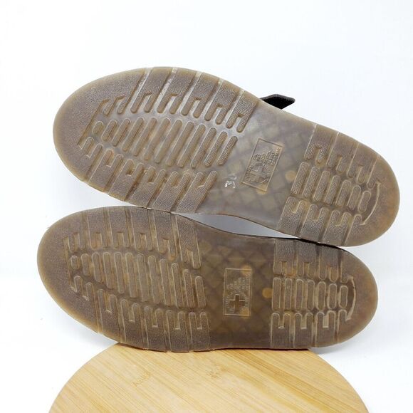 Dr Doc Martens Sandals Mens 14 Platform 2 Strap Buckle Brown Shoes Casual Y2K - Picture 9 of 10